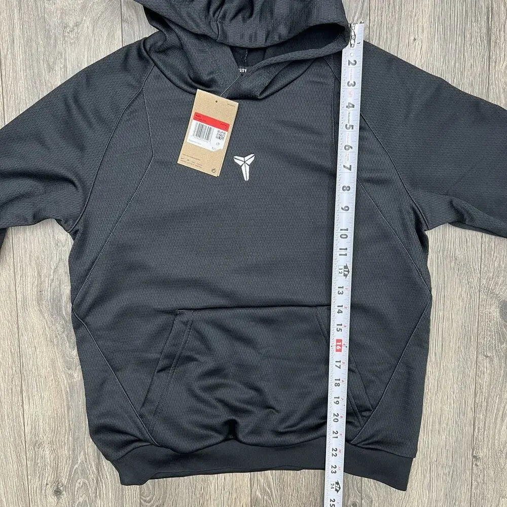 Nike Kobe Hoodie Sz Large Big Kids Black White Therma Fit Pullover $52